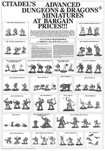1987 Advanced Dungeons and Dragons Sale Flyer