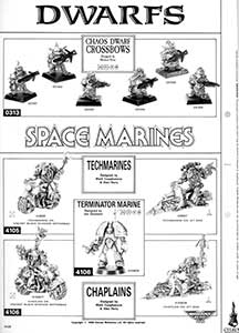 Chaos Dwarf Crossbows / Techmarines & Chaplains on Bikes / Terminator Marine - White Dwarf 108