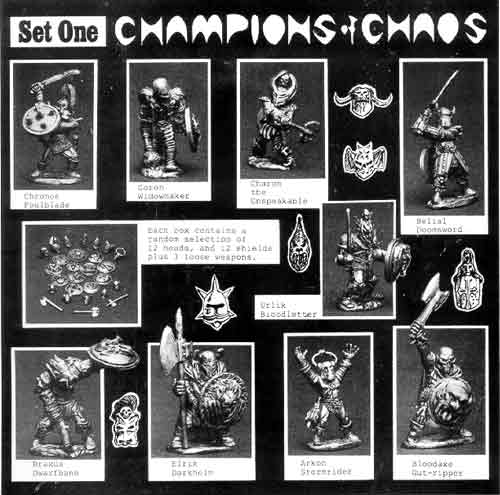 Speciality Set 1 - Champions of Chaos - Box Back