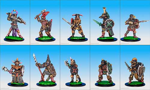 SS1-2 Warriors of Chaos painted