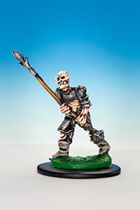 BA-19 Skeleton Guardsman of Chaos with spear