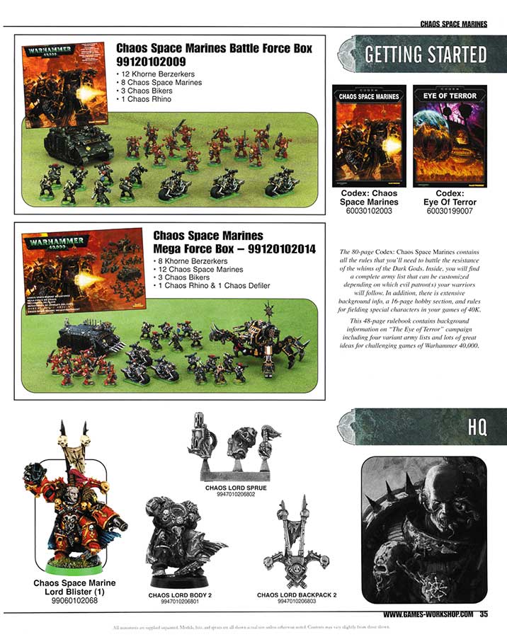 Chaos Space Marines HQ