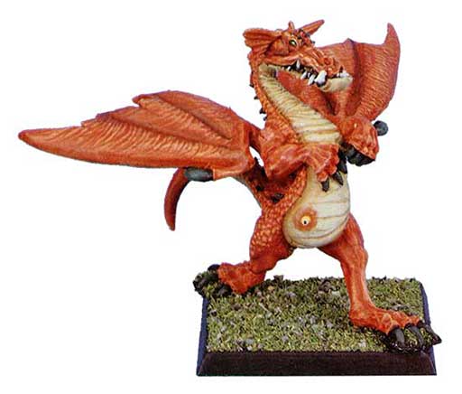 DS7 Young Fire Dragon, painted by Mike McVey - WD96