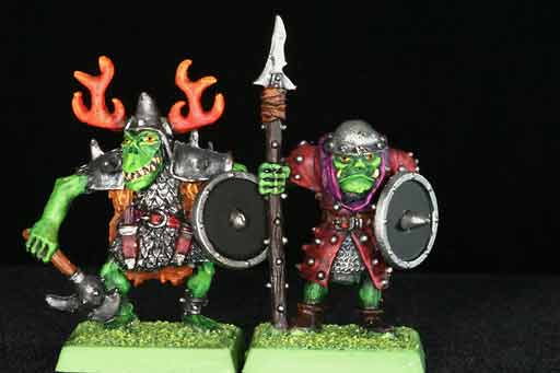 LE11 Giant Orc Chieftain and Bodyguard
