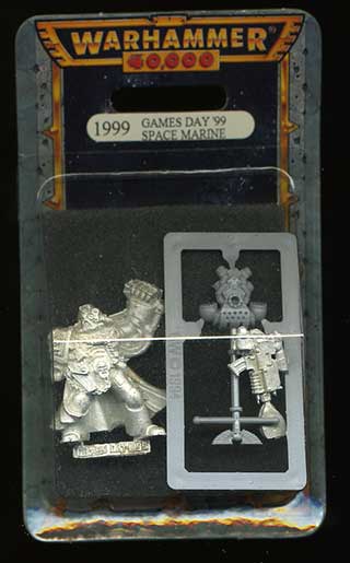 Games Day 1999 - Space Marine Captain blister