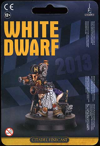 White Dwarf 2013 blister card