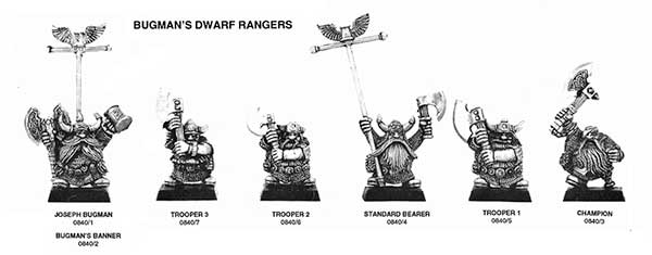 Bugman's Dwarf Rangers v 3 - 1993 Catalogue