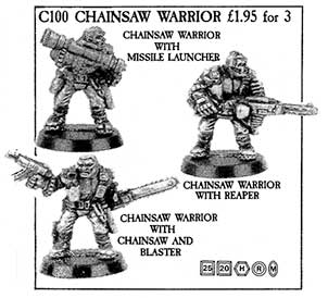 C100 Chainsaw Warrior - RT1 Flyer (Feb 88)