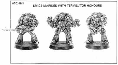 070145/1 Space Marines with Terminator Honours - WD118 (Oct 89)