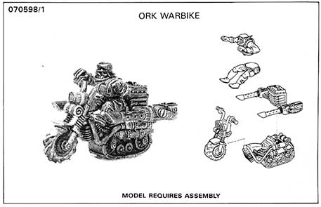 070598/1 Ork Warbike - WD118 (Oct 89)