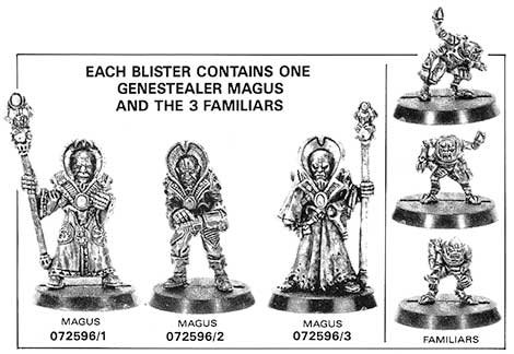 072596 Genestealer Magus & Familiars - WD118 (Oct 89)