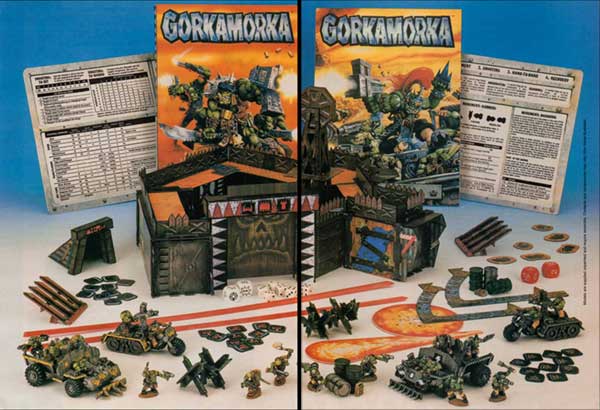 The Gorkamorka game from the 1998 US catalog
